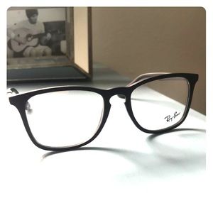 BRAND NEW *MATTE BLACK* RAY-BAN GLASSES